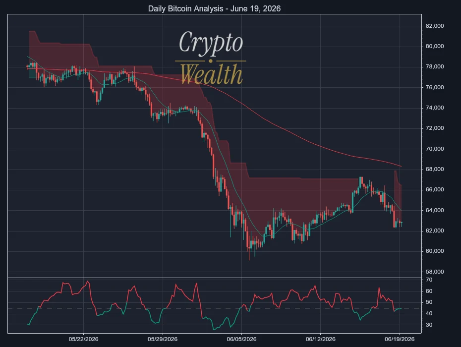 Bitcoin Analysis June 19, 2026: Bounce Fades in Downtrend