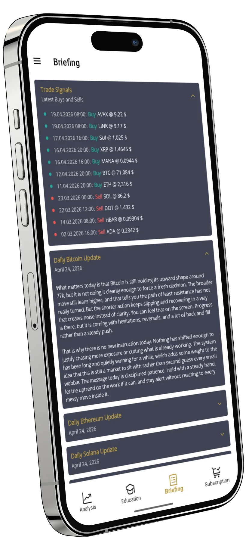 Crypto Wealth — Briefing